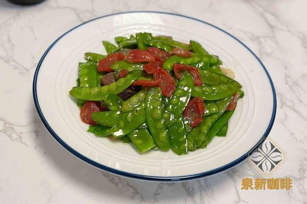 荷兰豆炒腊肠