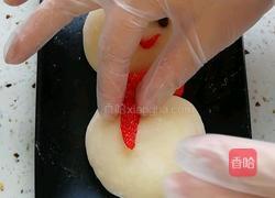 草莓大福 小雪人的做法图解10