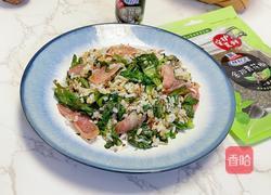 腊肠炒谷物饭的做法图解12