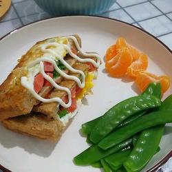 煎鸡蛋吐司片的做法[图]