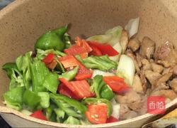 大葱青椒炒肉的做法图解6