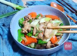 大葱青椒炒肉的做法图解9