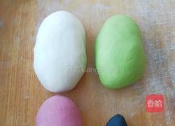苹果豆沙包的做法图解1