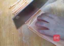 吃面 胡萝卜手擀面的做法图解6