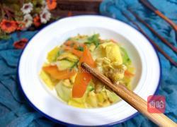 胡萝卜包菜炒鸡蛋的做法图解12