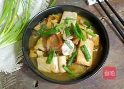 口蘑腊味豆腐的做法图解13