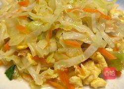 包菜胡萝卜炒鸡蛋的做法图解10