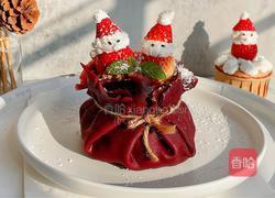 福袋雪人蛋糕的做法图解10