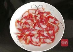 荷兰豆炒腊肠的做法图解1