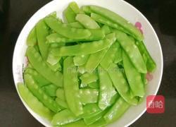 荷兰豆炒腊肠的做法图解8