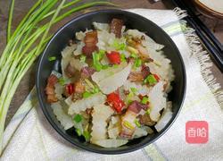 腊肉狼牙萝卜条的做法图解11