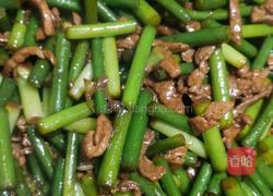 家常蒜苔炒肉的做法图解12