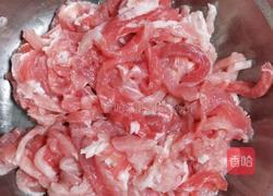 家常蒜苔炒肉的做法图解2