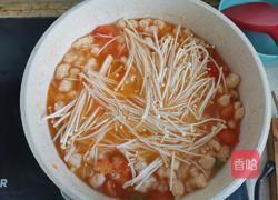 番茄金针菇虾滑汤的做法图解11