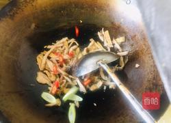 蒜苔炒肉丝的做法图解3