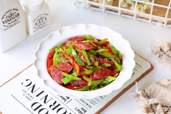 尖椒炒腊肠