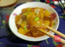 Illustration of braised radish 12