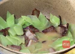 腊肉炒莴笋的做法图解11