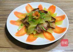 腊肉炒莴笋的做法图解12