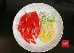 茭白炒腊肠的做法图解4