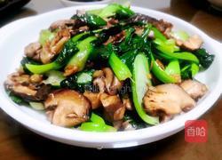 香菇青菜的做法图解10