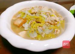 娃娃菜烧豆腐的做法图解7