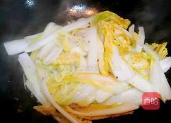 娃娃菜烧豆腐的做法图解3