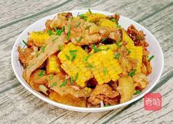 玉米烧鸡块的做法图解18