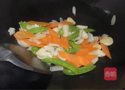 百合炒胡萝卜的做法图解5