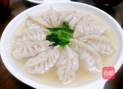 年夜饭翡翠柳叶饺子的做法图解6