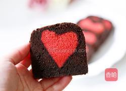 巧克力爱心磅蛋糕的做法图解22