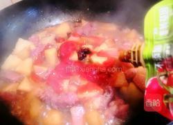 茄汁萝卜烧牛腩的做法图解12