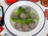牛肉丸生菜汤
