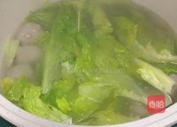 牛肉丸生菜汤的做法图解7