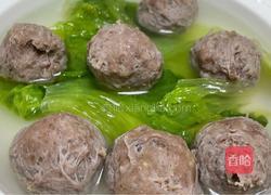 牛肉丸生菜汤的做法图解8