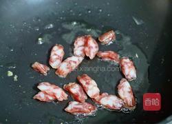 腊肠鸡蛋炒饭的做法图解7
