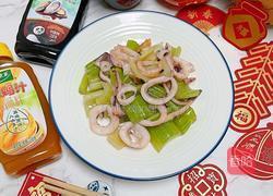 鱿鱼炒西芹的做法图解14