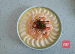 虾仁豆腐蒸蛋的做法图解8