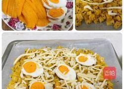 馒头丁水果披萨的做法图解4