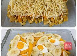 馒头丁水果披萨的做法图解5