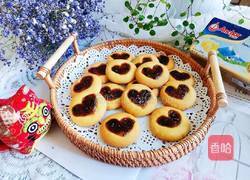 蓝莓果酱爱心饼干的做法图解12