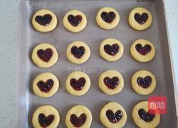 蓝莓果酱爱心饼干的做法图解8