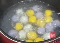 抹茶牛奶汤圆的做法图解3