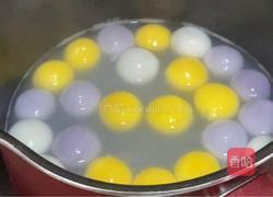 抹茶牛奶汤圆的做法图解4