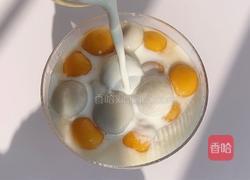 抹茶牛奶汤圆的做法图解6
