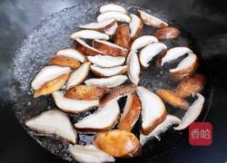 香菇炒油菜的做法图解4