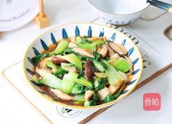 香菇炒油菜的做法图解11