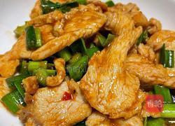 青蒜鸡肉片的做法图解8