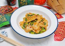 青蒜鸡肉片的做法图解10