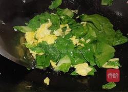 芥菜炒鸡蛋的做法图解5